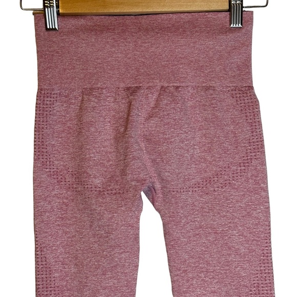 NWT Gymshark Vital Seamless Leggings - Dusky Pink Marl - Size Small - Picture 4 of 8
